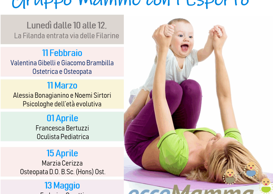 Calendario Esperti – Gruppo Mamme