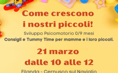 𝗖𝗼𝗺𝗲 𝗰𝗿𝗲𝘀𝗰𝗼𝗻𝗼 𝗶 𝗻𝗼𝘀𝘁𝗿𝗶 𝗽𝗶𝗰𝗰𝗼𝗹𝗶! 𝗜𝗻𝗰𝗼𝗻𝘁𝗿𝗼 𝗚𝗿𝘂𝗽𝗽𝗼 𝗠𝗮𝗺𝗺𝗲 21 𝗠𝗮𝗿𝘇𝗼, dalle 10 alle 12